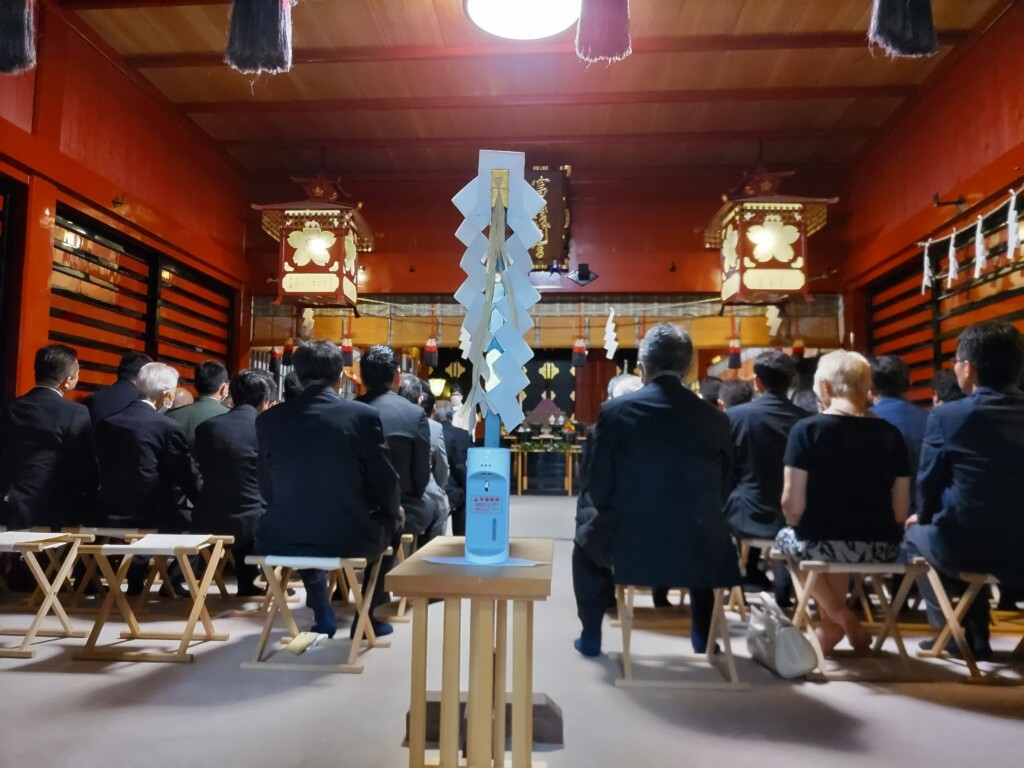 夏詣　富士山須走口開山祭　富士山須走口開山式が行われました