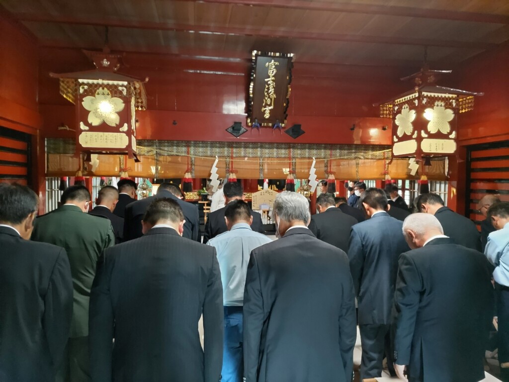 富士山世界遺産登録１０周年記念　富士山須走口閉山式